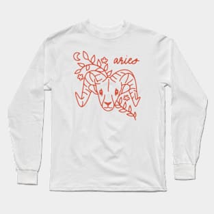 Aries Zodiac Long Sleeve T-Shirt